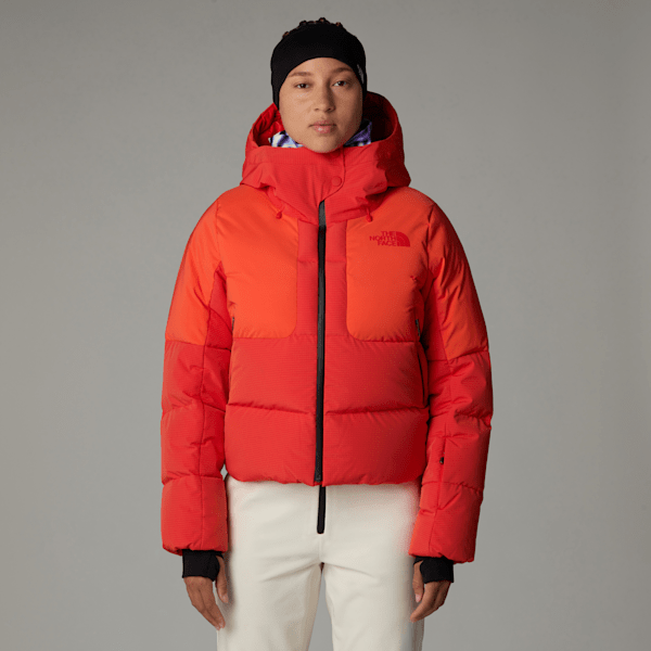 The North Face Cold Spell Kurzgeschnittene Daunenjacke Für Damen Fiery Red-crimson Orange Größe XS female