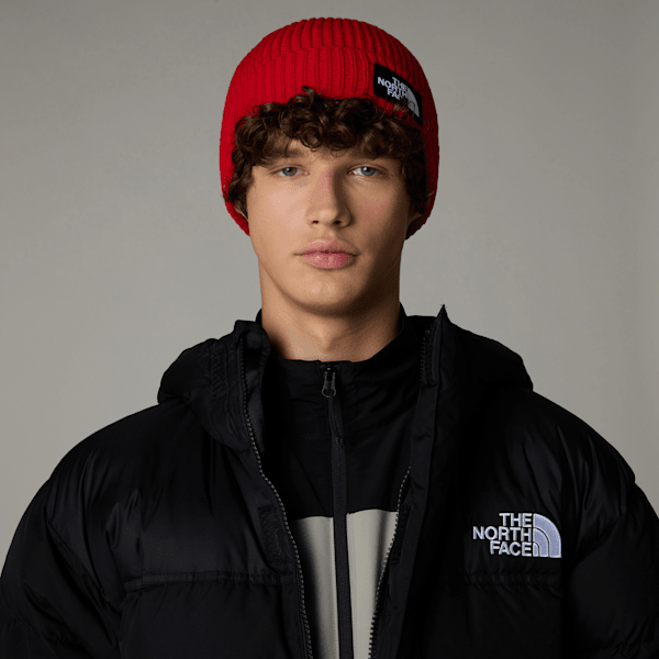 Black north face beanie online