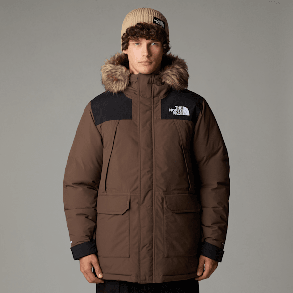 The North Face Mcmurdo Parka Für Herren Smokey Brown-tnf Black Größe S male