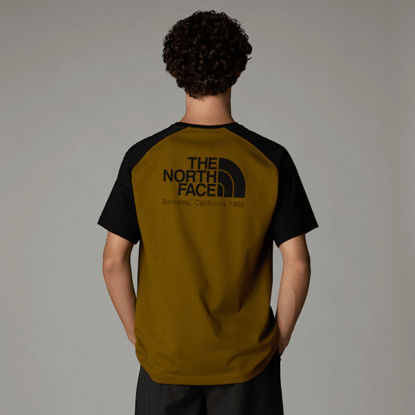 The North Face Heritage T-shirt Für Herren Moss Green-tnf Black Größe M male