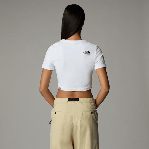 North face cropped t shirt on sale