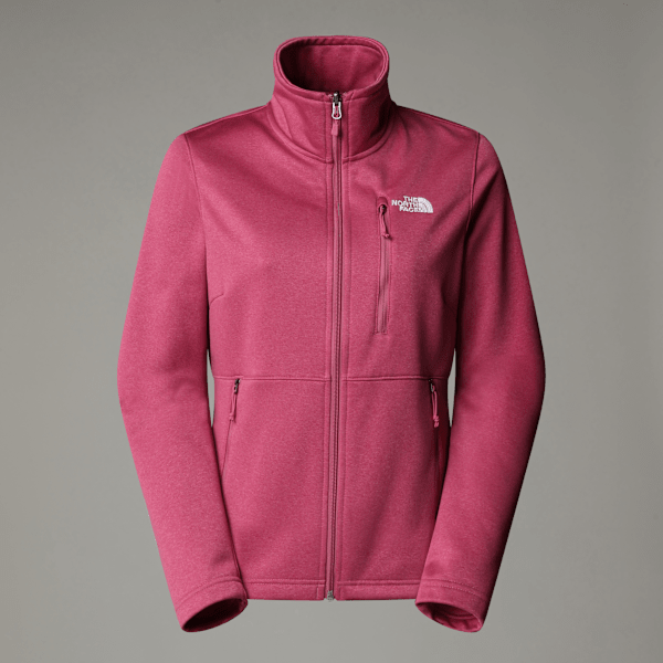 The North Face Lixus Fleece Mit Durchgehendem Rv Für Damen Red Violet Dark Heather Größe XS female