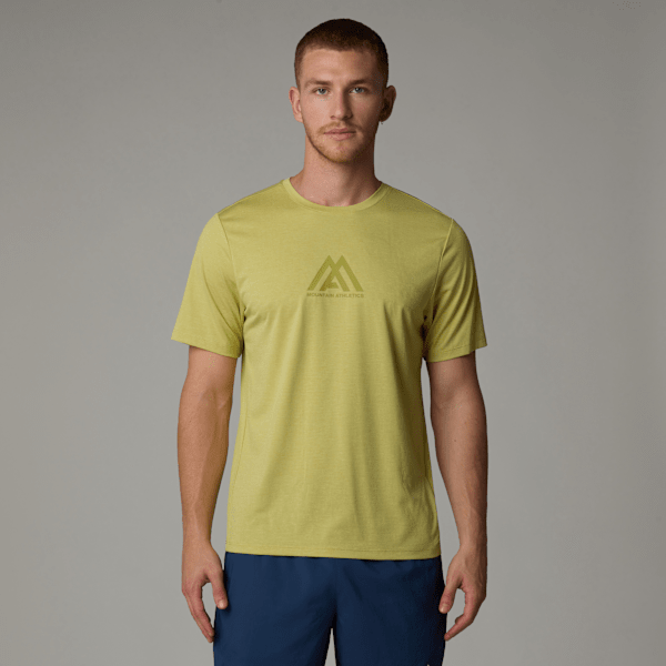 The North Face Mountain Athletics 24/7 T-shirt Mit Grafik Für Herren Pistachio Heather Größe M male