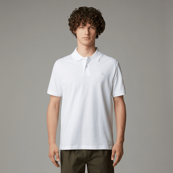 The North Face Essential Regular Polo Für Herren Tnf White Größe M male