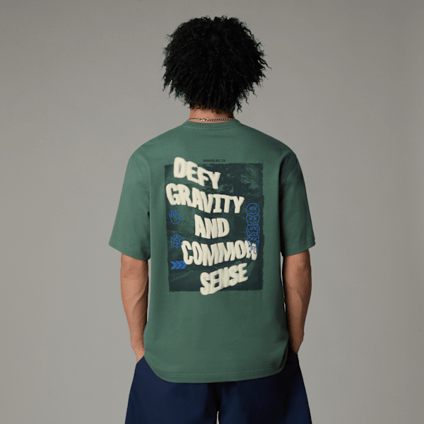 The North Face Men’s Heritage Graphic Relaxed T-shirt Duck Green Size L male