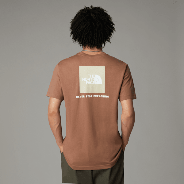 The North Face Redbox T-shirt Für Herren Latte-gravel Größe XXL male