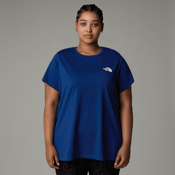 The North Face Simple Dome T-shirt In Übergröße Für Damen Estate Blue Größe 1X female