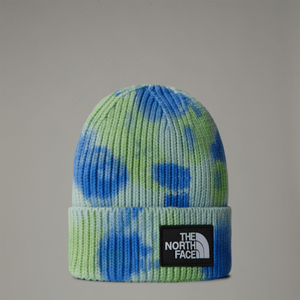 The North Face Tie Dye Logo Box Mütze Muted Pine-tnf Blue-lime Citrus Größe Einheitsgröße male