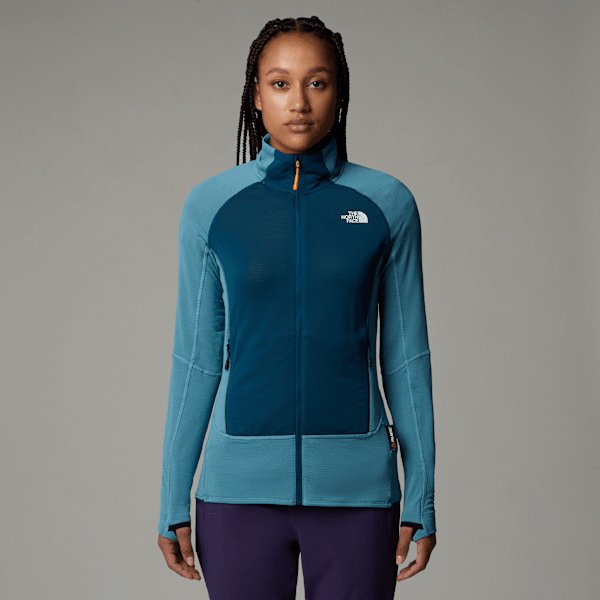 The North Face Bolt Polartec® Power Grid™ Jacke Für Damen Algae Blue-midnight Petrol Größe L female