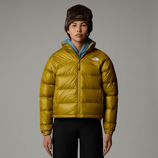 The North Face 2000 Retro Nuptse Jacke Für Damen Amber Green Größe M female