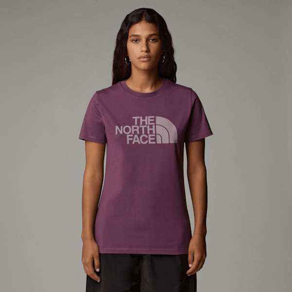 The North Face Easy T-shirt Für Damen Midnight Mauve-purple Chalk Größe L female