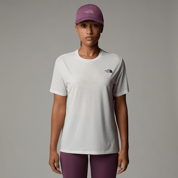 The North Face Foundation Linear Side T-shirt Für Damen White Dune Größe M female