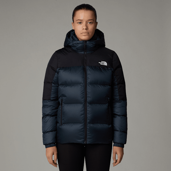 The North Face Diablo 2.0 Daunenjacke Mit Kapuze Für Damen Shady Blue Black Heather-tnf Black Größe L female