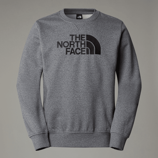 The North Face Drew Peak Sweatshirt Für Herren Tnf Medium Grey Heather Größe XS male