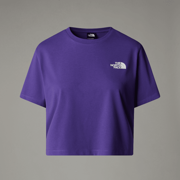 The North Face Simple Dome Kurzgeschnittenes T-shirt Für Damen Peak Purple Größe L female