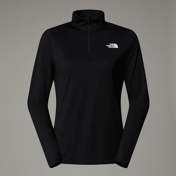 The North Face Flex Langarm-top Mit 1/4-langem Rv Und Grafik Für Damen Tnf Black Größe XS female