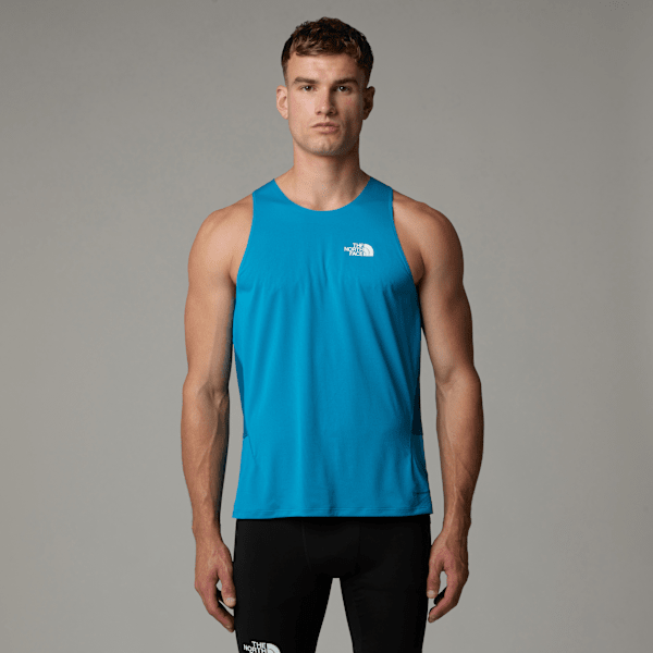 The North Face Summit High Trail Run Tank Top Für Herren Sapphire Slate-blue Moss Größe M male