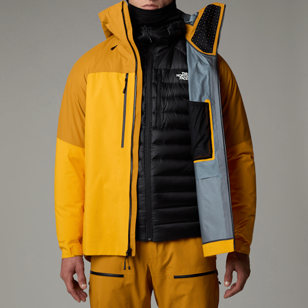 North face yellow puffer jacket mens sale