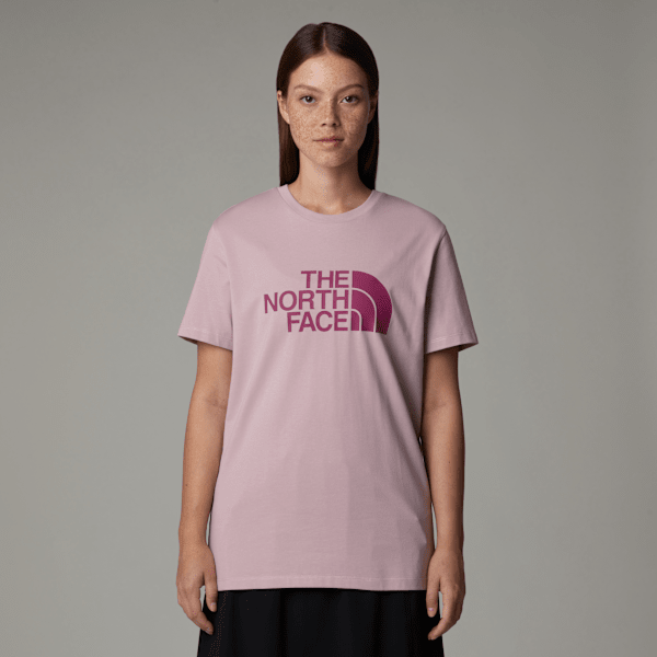 The North Face Easy Relaxt Geschnittenes T-shirt Für Damen Metal Pink-cyber Berry Größe XXL female