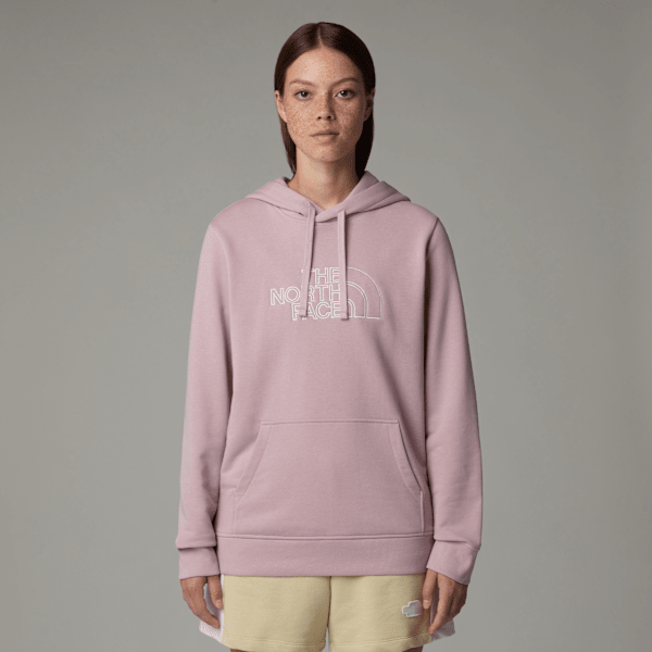 The North Face Drew Peak Light Kapuzenpulli Für Damen Metal Pink-white Dune Größe L female