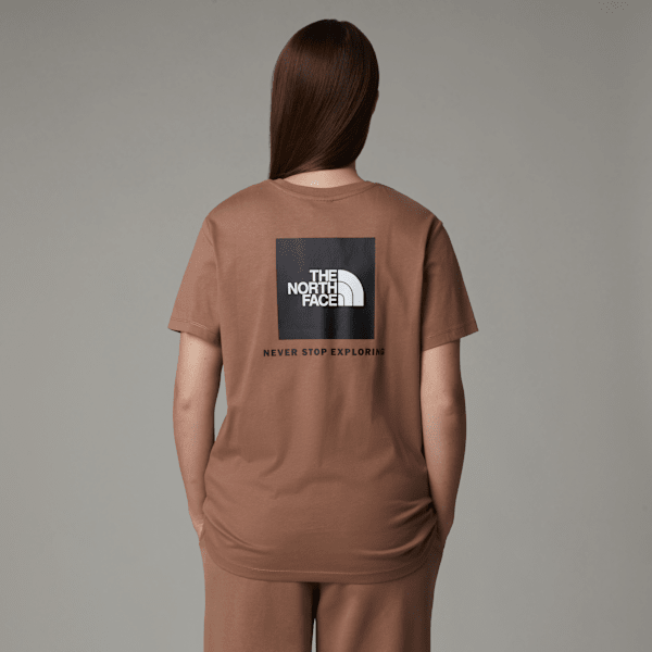 The North Face Redbox Relaxt Geschnittenes T-shirt Für Damen Latte-tnf White Größe XXL female