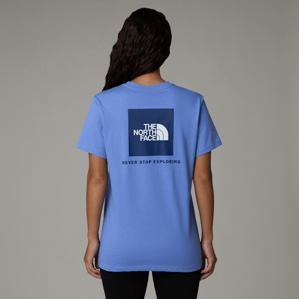 The North Face Redbox Relaxt Geschnittenes T-shirt Für Damen Virtual Blue-estate Blue Größe L female