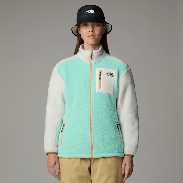 The North Face Yumiori Fleece-jacke Mit Durchgehendem Rv Für Damen Bright Foam-white Dune-papaya Größe XXL female