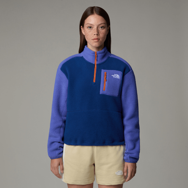 The North Face Yumiori Fleecejacke Mit 1/4-langem Rv Für Damen Estate Blue-indigo Plum-iron Bronze Größe XS female