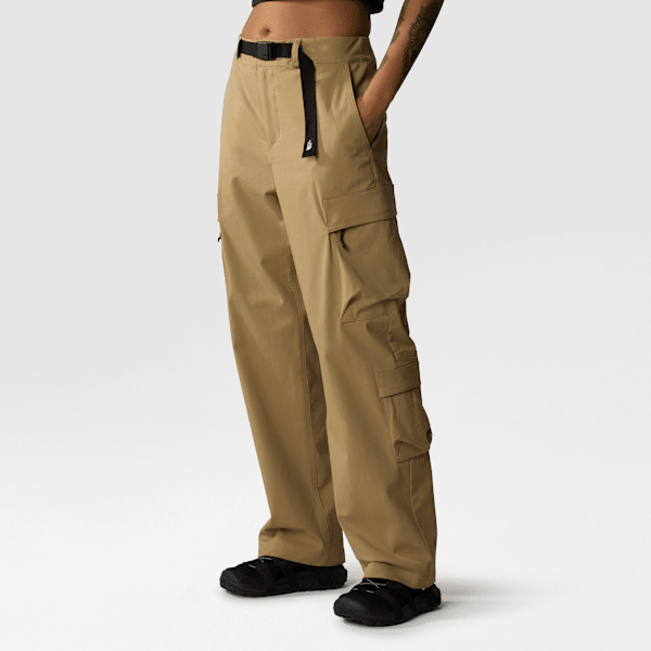 The North Face Tonegawa Weitgeschnittene Cargo Hose Für Damen Kelp Tan Größe 12 female