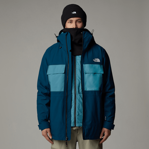 The North Face Fourbarrel Triclimate 3-in-1 Jacke Für Herren Midnight Petrol-algae Blue Größe S male