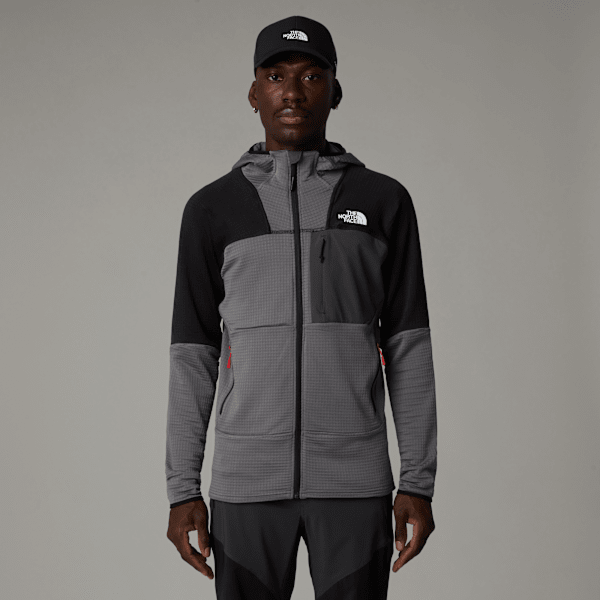 The North Face Stormgap Power Grid™ Kapuzenjacke Für Herren Smoked Pearl-tnf Black Größe S male