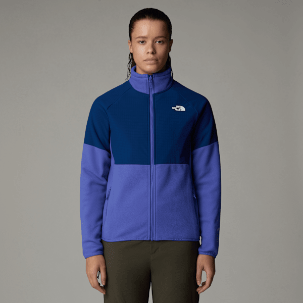 The North Face Glacier Fleece In Schwerer Qualität Mit Durchgehendem Rv Für Damen Indigo Plum-estate Blue-summit Navy Gr...