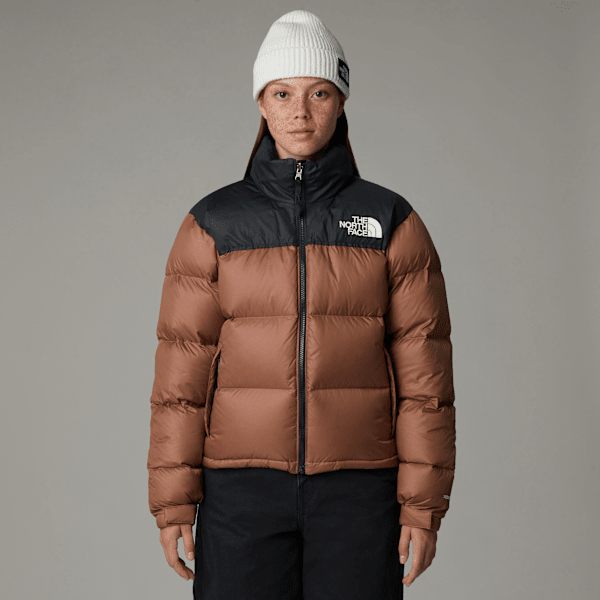 The North Face 1996 Retro Nuptse Jacke Für Damen Latte-tnf Black Größe L female