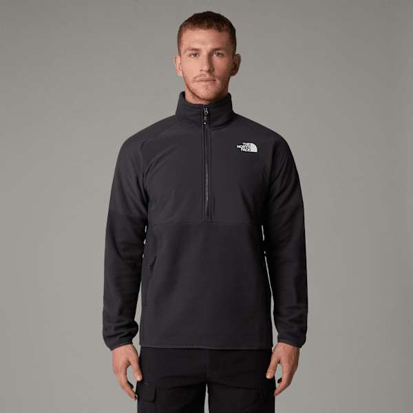 The North Face Glacier Fleece In Schwerer Qualität Mit 1/2-langem Rv Für Herren Asphalt Grey-asphalt Grey-tnf Black Größ...