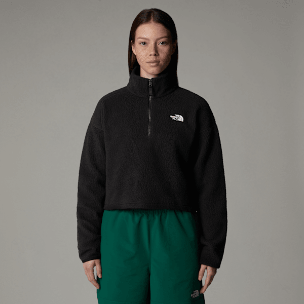 The North Face Kurzgeschnittener High-pile-fleece Für Damen Tnf Black-npf Größe XS female