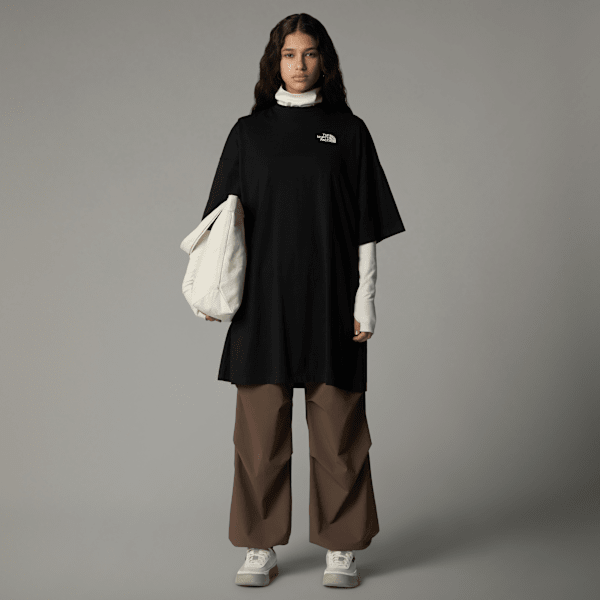 The North Face Essential logo t-shirt dress in white | ASOS