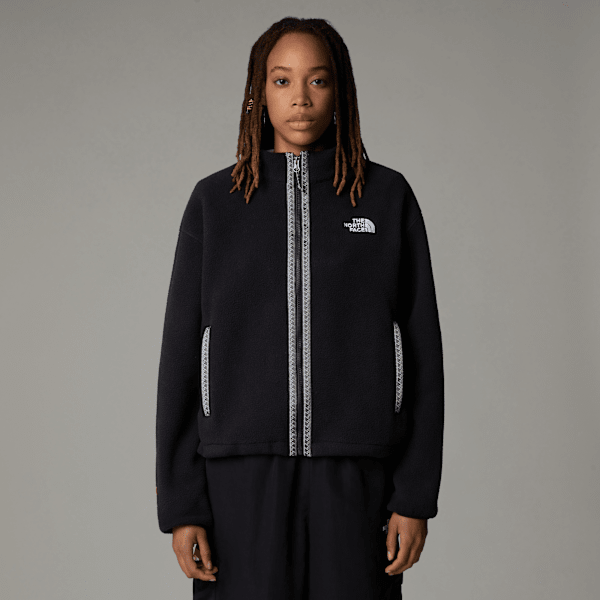 The North Face Tnf Fleeski Fleece Mit Durchgehendem Rv Für Damen Tnf Black Größe M female