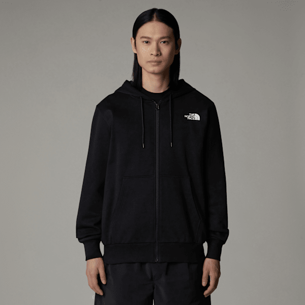 The North Face Simple Dome Kapuzenpulli Mit Durchgehendem Rv Für Herren Tnf Black Größe S male