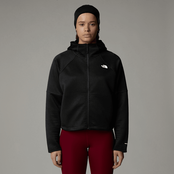 The North Face Vertical Thermal Kapuzenjacke Mit Durchgehendem Rv Für Damen Tnf Black Größe M female