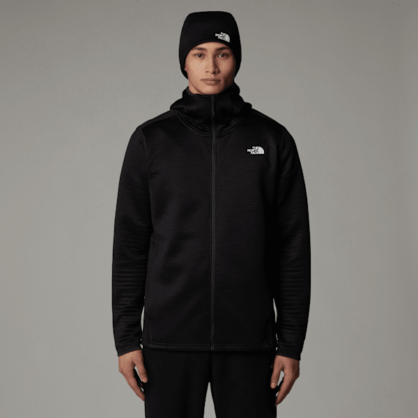 The North Face Vertical Thermal Kapuzenjacke Mit Durchgehendem Rv Für Herren Tnf Black Größe S male