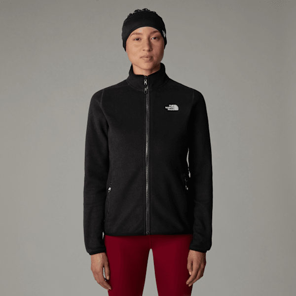 The North Face 100 Glacier Fleece Mit Durchgehendem Rv Für Damen Tnf Black-npf Größe M female