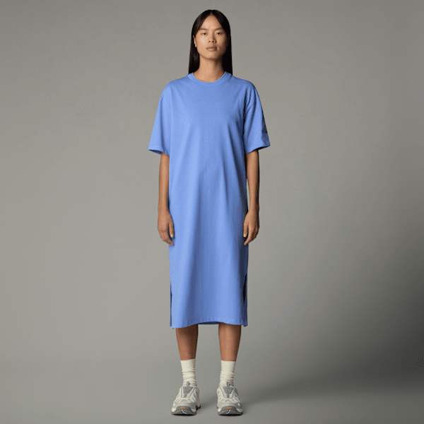 The North Face Maxi Kleid In Oversize Für Damen Virtual Blue Größe S female