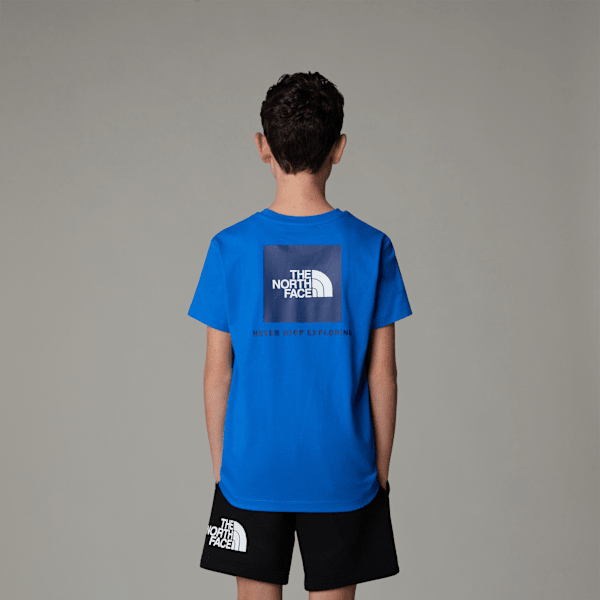 The North Face Redbox T-shirt Für Jungen Hero Blue-estate Blue Größe L male