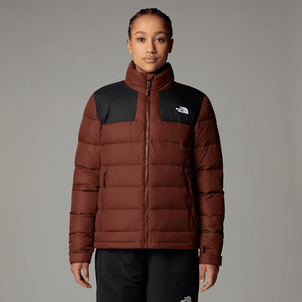 The North Face Massif Daunenjacke Für Damen Dark Oak-tnf Black Größe XL female