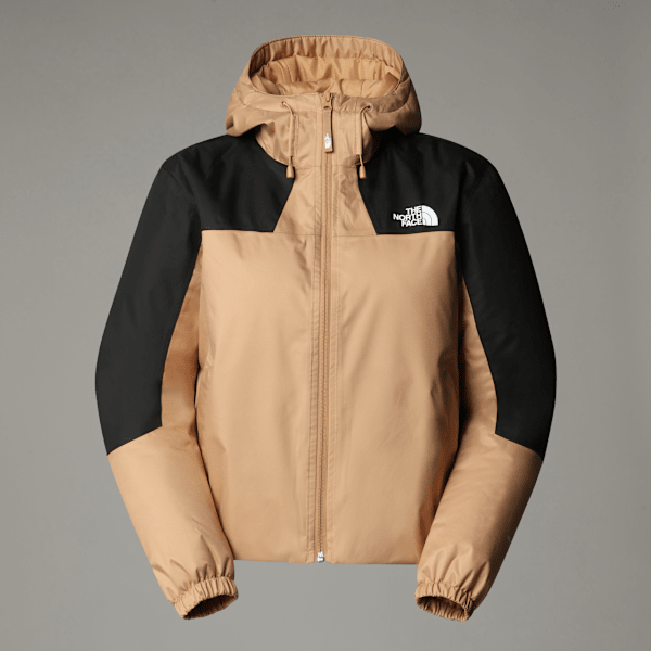 The North Face Lfs Isolierte Shelljacke Für Damen Almond Butter-tnf Black Größe M female