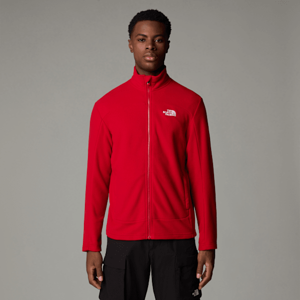 The North Face Emilio Fleecejacke 2 Mit Durchgehendem Rv Für Herren Rage Red Größe XS male