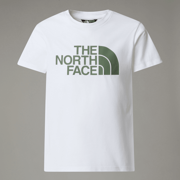 The North Face Easy T-shirt Für Jungen Tnf White-duck Green Größe XXL male