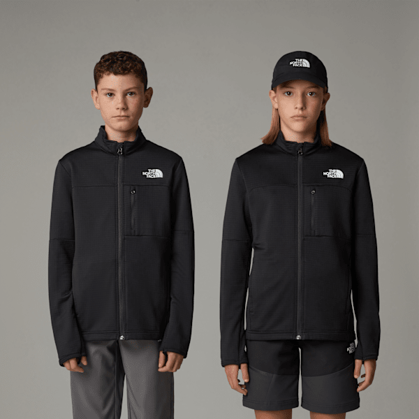 The North Face Hike Midlayer-jacke Mit Durchgehendem Rv Für Jugendliche Tnf Black Größe XL male