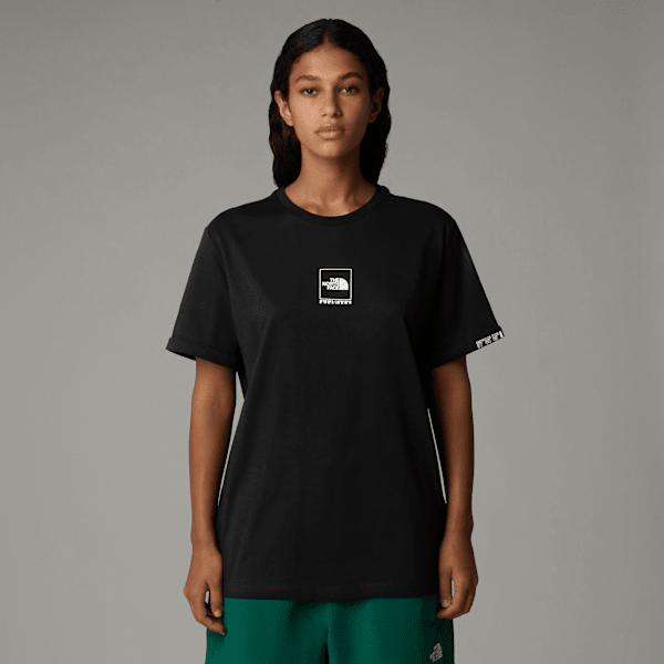 The North Face Coordinates T-shirt Für Damen Tnf Black Größe M female