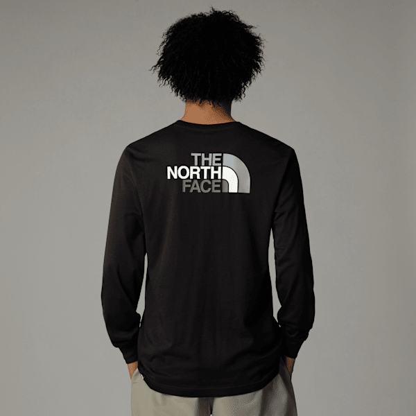 The North Face Easy Langarm-shirt Für Herren Tnf Black Größe XS male